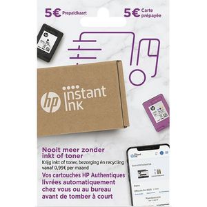 HP Instant Ink 5- Prepaid Kaart