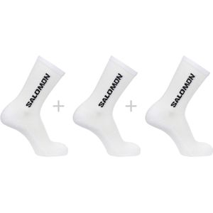 Salomon - Everyday Crew - Kniekousen - Wit - Katoenmix - 3 Paar