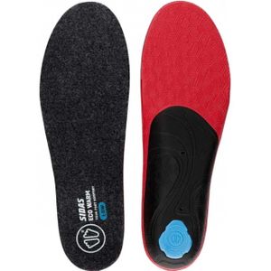 Sidas - 3feet Eco Warm Low - Binnenzool - Zwart/Rood - EVA - Isolerend