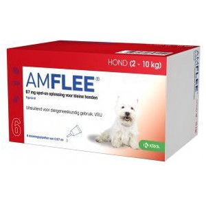 Amflee Spot-On 67 mg hond S 2 - 10 kg