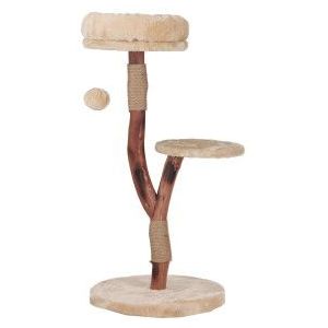 Nina - Krabpaal - Hout - Compact Met Zacht Pluche En Speelballetje