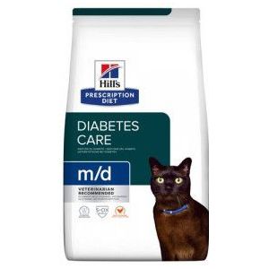 2 x 3 kg Hill's Prescription Diet M/D Diabetes Care kattenvoer met kip