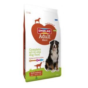 12 + 3 kg gratis Smølke Adult Maxi hondenvoer