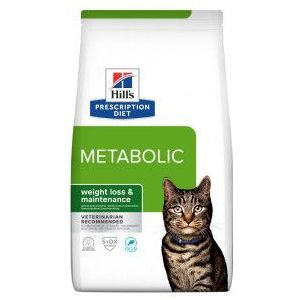 2 x 8 kg Hill's Prescription Diet Metabolic Weight Management kattenvoer met tonijn