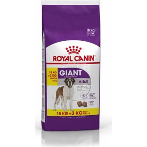 15 + 3 kg Royal Canin Giant Adult hondenvoer