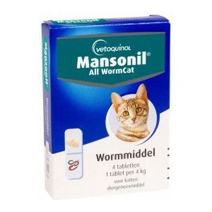 Mansonil All Worm Cat voor de kat