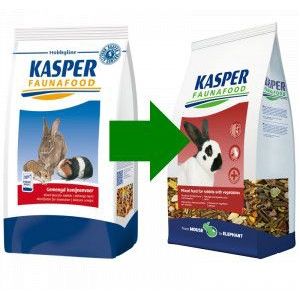 2 x 3,5 kg Kasper Faunafood Rabbit gemengd konijnenvoer