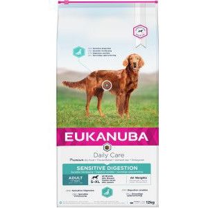 2 x 12 kg Eukanuba Daily Care Adult Sensitive Digestion hondenvoer