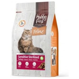 4,5 kg HobbyFirst Feline Sensitive Sterilised met kalkoen kattenvoer