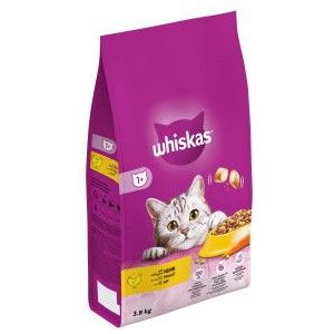 3,8 kg Whiskas Adult 1+ met kip kattenvoer