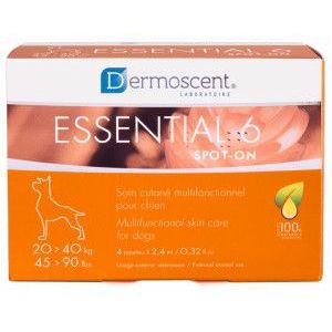 Dermoscent Essential 6 Spot-On hond (20 tot 40 kg)