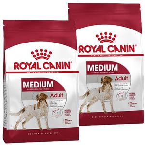 2 x 15 kg Royal Canin Medium Adult hondenvoer
