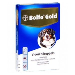Bolfo Gold 400 hond vlooiendruppels