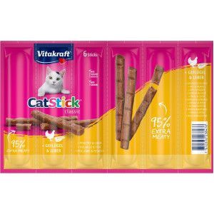Vitakraft Catstick Classic met gevogelte & lever kattensnoep