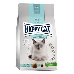 2 x 1,3 kg Happy Cat Adult Sensitive Magen & Darm (maag darm) kattenvoer