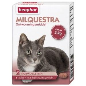 Beaphar Milquestra Ontwormingsmiddel voor de kat