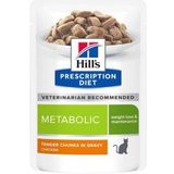 Hill's Prescription Metabolic Weight Management kat 85 g maaltijdzakje multipack