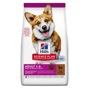2 x 1,5 kg Hill's Adult Small & Mini met lam & rijst hondenvoer