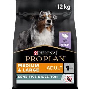 12 kg Pro Plan Medium & Large Adult Sensitive Digestion graanvrij hondenvoer