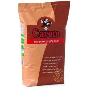2 x 5 kg Cavom Compleet Pup/Junior hondenvoer