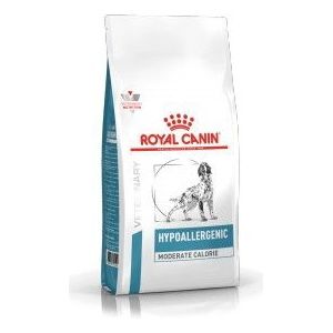 2 x 1,5 kg Royal Canin Veterinary Hypoallergenic Moderate Calorie hondenvoer