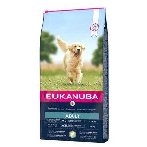 2 x 2,5 kg Eukanuba Adult Large Breed lam & rijst hondenvoer