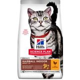 3 kg Hill's Adult Hairball Indoor met kip kattenvoer