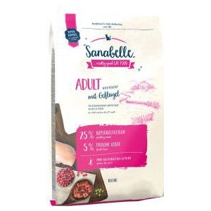 10 kg Sanabelle Adult kattenvoer met gevogelte