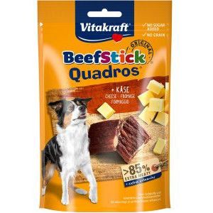 Vitakraft Beefstick Quadros met kaas hondensnack (70 g)