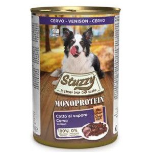 Stuzzy Monoprotein hertenvlees nat hondenvoer 400 gram