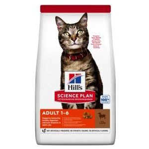 10 kg Hill's Adult met lam & rijst kattenvoer