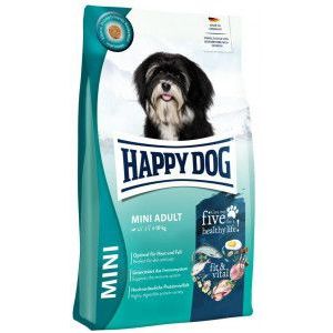 3 x 4 kg Happy Dog Fit & Vital Mini Adult hondenvoer