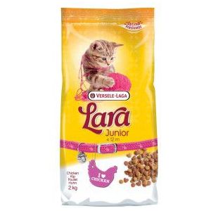 2 kg Versele-Laga Lara Junior kip kattenvoer