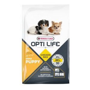 2 x 2,5 kg Opti Life Puppy Mini hondenvoer