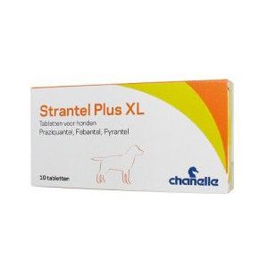 Strantel Plus XL ontwormingstablet voor grote hond