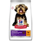 6 kg Hill's Adult Sensitive Stomach & Skin Small & Mini met kip hondenvoer