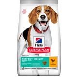 2 kg Hill's Adult Perfect Weight Medium met kip hondenvoer