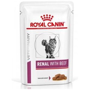 Royal Canin Veterinary Renal met rund natvoer kat