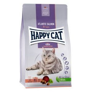 2 x 4 kg Happy Cat Senior Atlantik Lachs (met zalm) kattenvoer