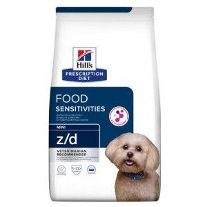 2 x 1 kg Hill's Prescription Diet Z/D Mini Food Sensitivities hondenvoer
