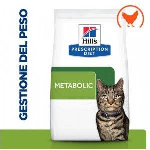 2 x 1,5 kg Hill's Prescription Diet Metabolic Weight Management kattenvoer met kip