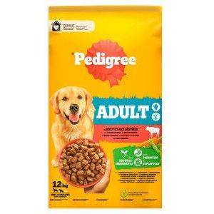 12 kg Pedigree Adult met rund & groenten hondenvoer