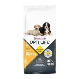 2 x 12,5 kg Opti Life Puppy Maxi hondenvoer