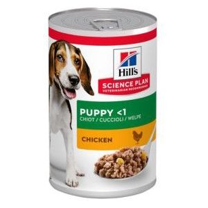 Hill's Puppy kip nat hondenvoer (blik 370g)