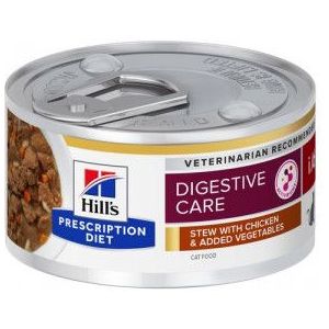 Hill's Prescription Diet I/D Digestive Care stoofpotje voor kat met kip & groenten blik