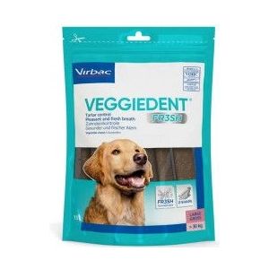 Virbac Veggiedent kauwstrips hond L 30+ kg (15 st.)