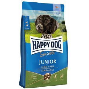 2 x 10 kg Happy Dog Sensible Junior met lam en rijst hondenvoer
