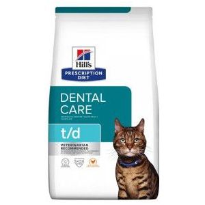 3 x 3 kg Hill's Prescription Diet T/D Dental Care kattenvoer met kip