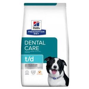 2 x 4 kg Hill's Prescription Diet T/D Dental Care hondenvoer met kip