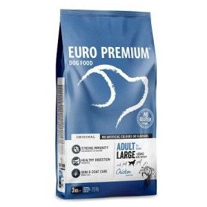 12 kg Euro Premium Adult Large Chicken & Rice hondenvoer